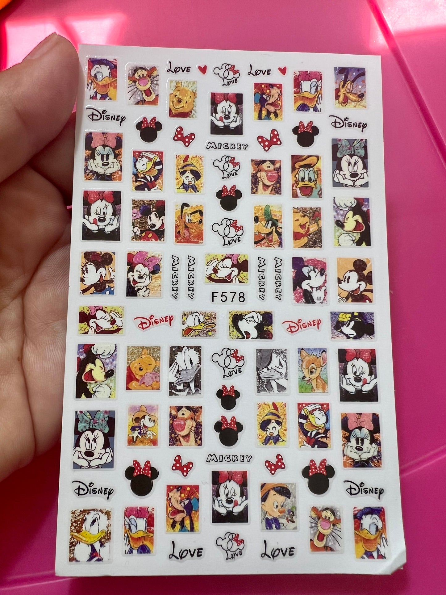 Mickey Sticker 578