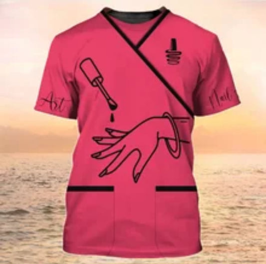 T-shirt Tecnica de Uñas