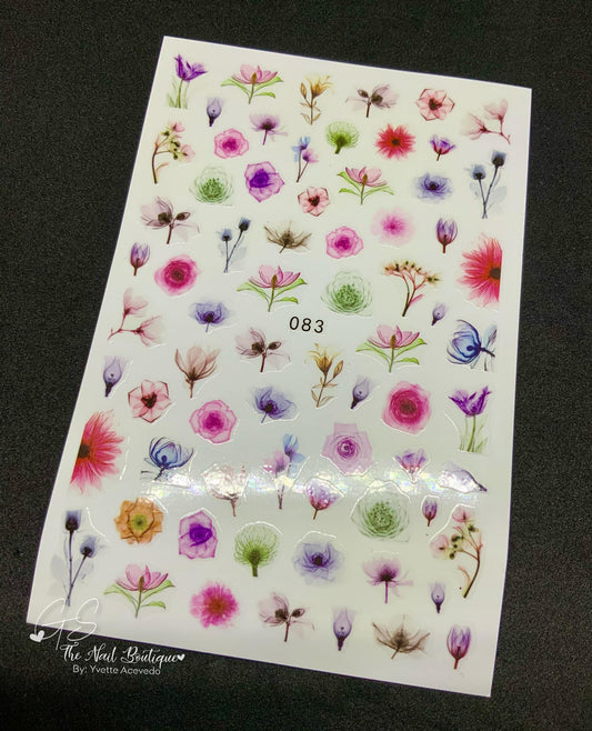 Flower Sticker 083