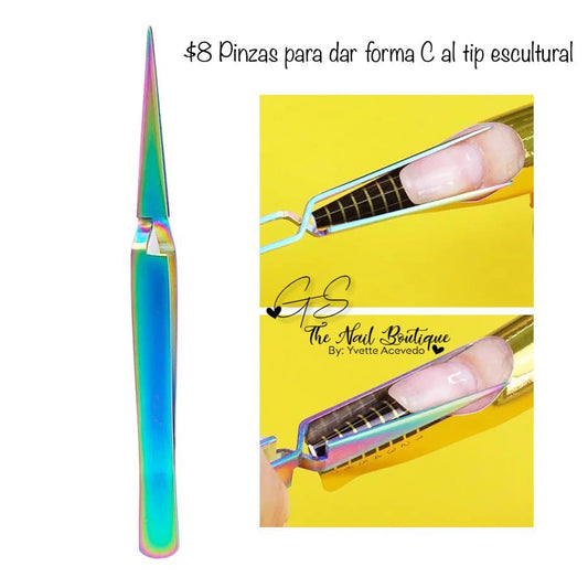 Pinza Multicolor Curva C