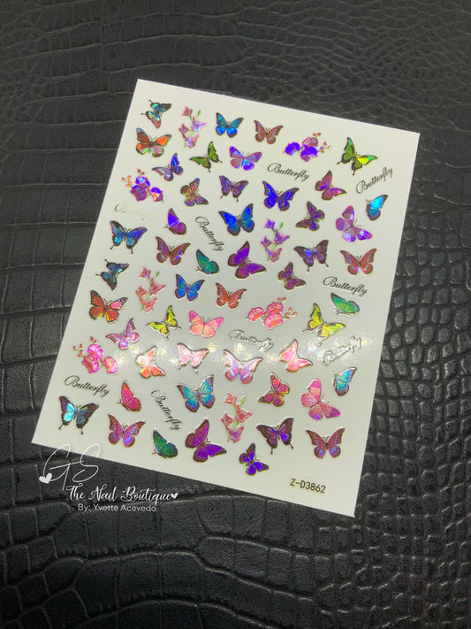 Butterfly Sticker 3862