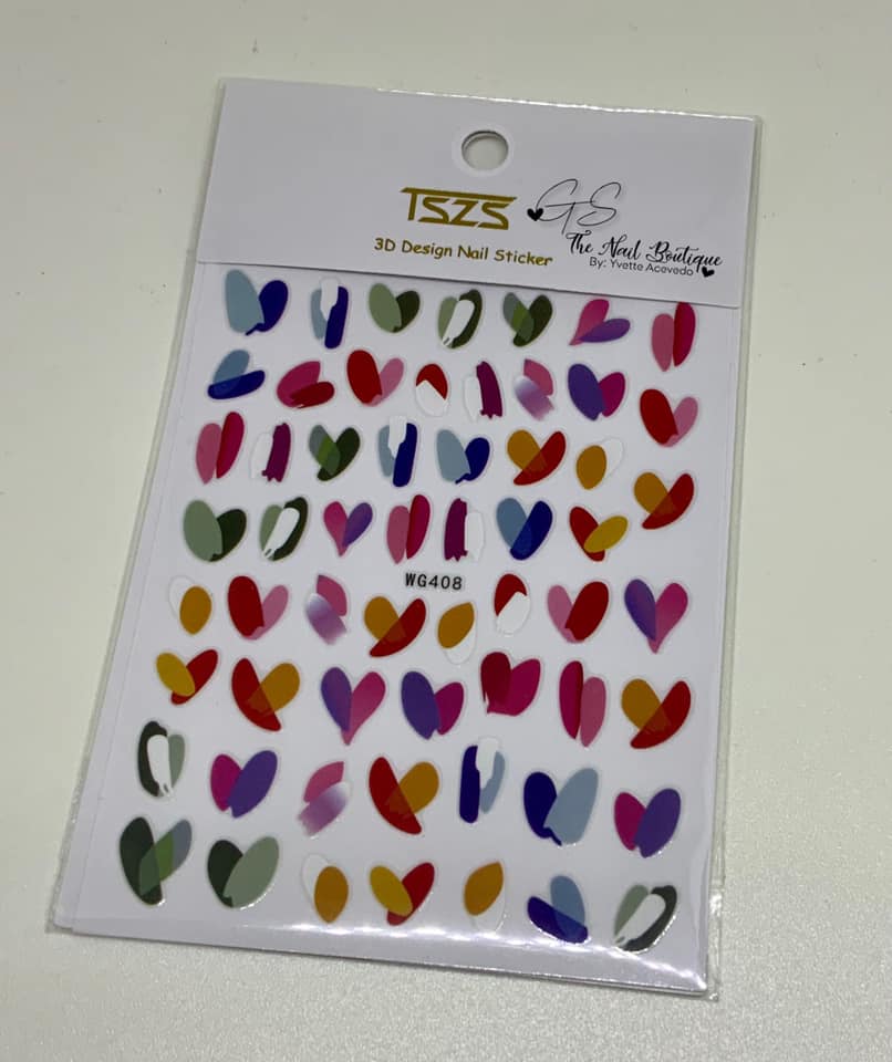 Abstract Heart Sticker 408