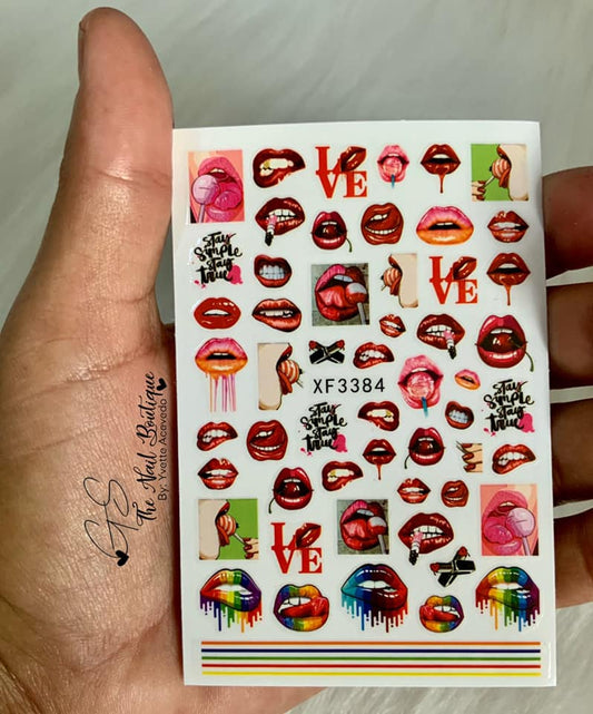 Lips Sticker 3384