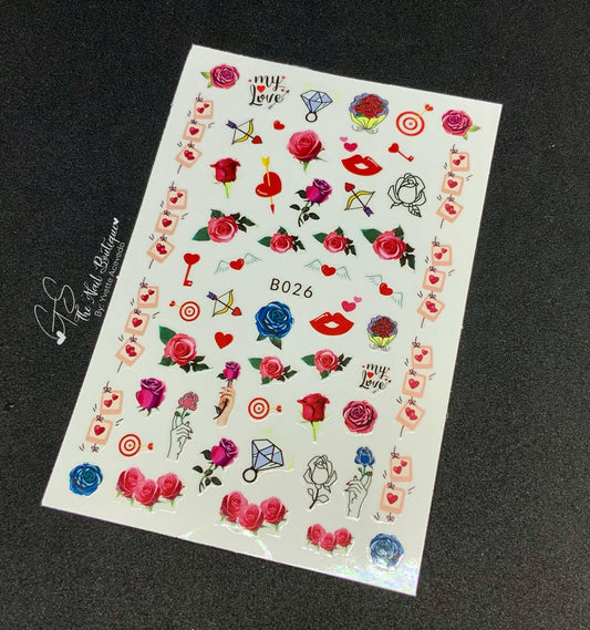 Roses Sticker 026