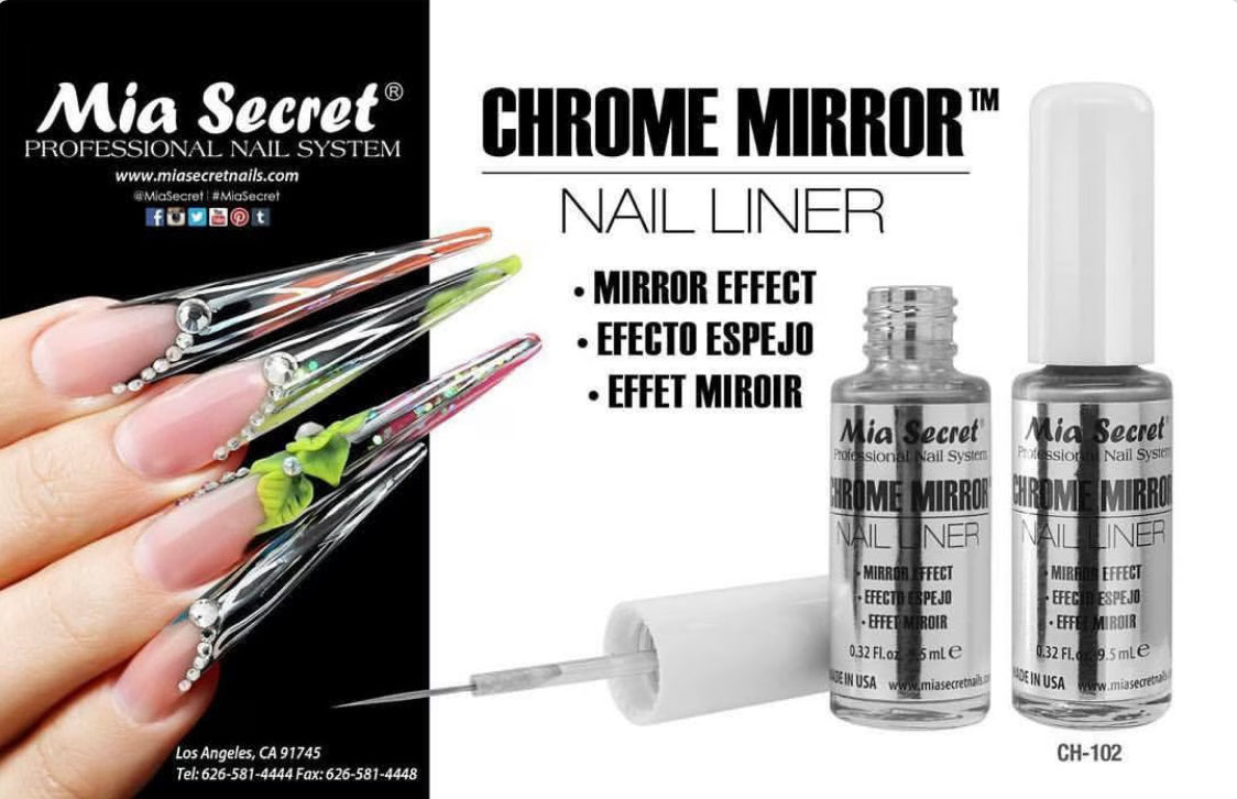 Chrome Mirror Liner