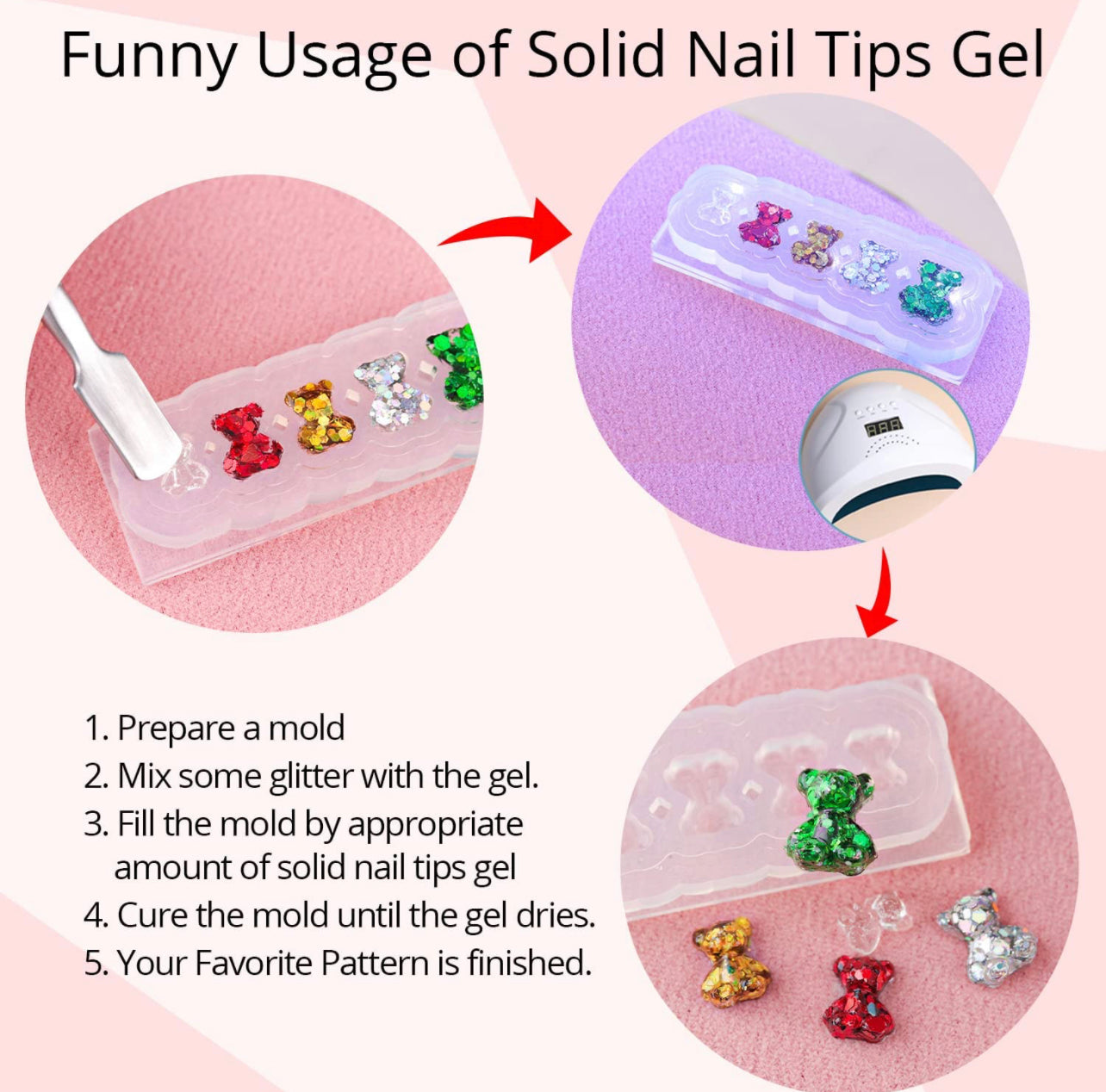 Solid Gel Tip Glue