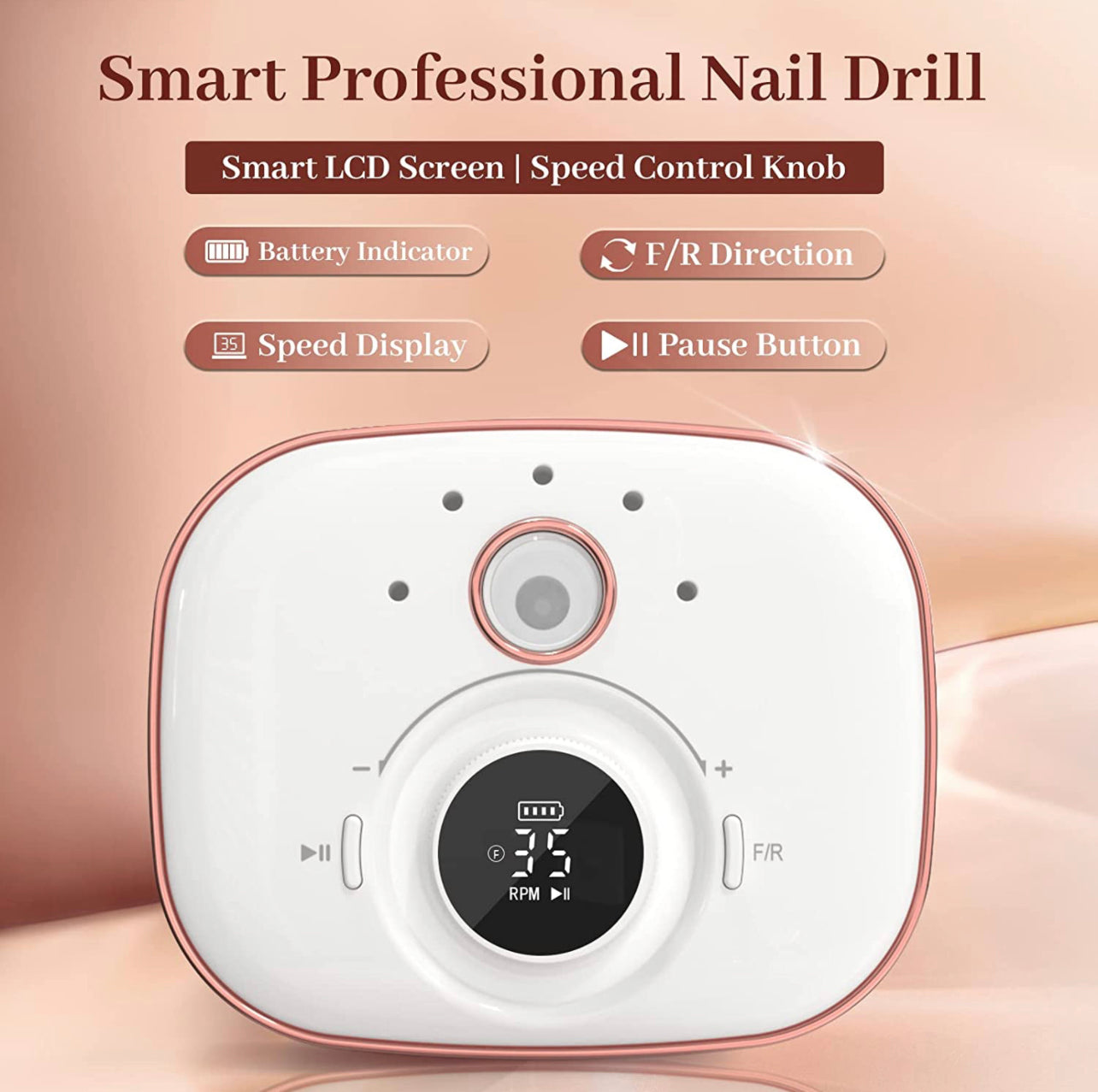 Nail Drill Recargable